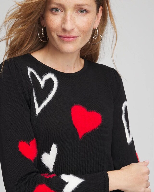 Valentine's Day Hearts Pullover - image 4